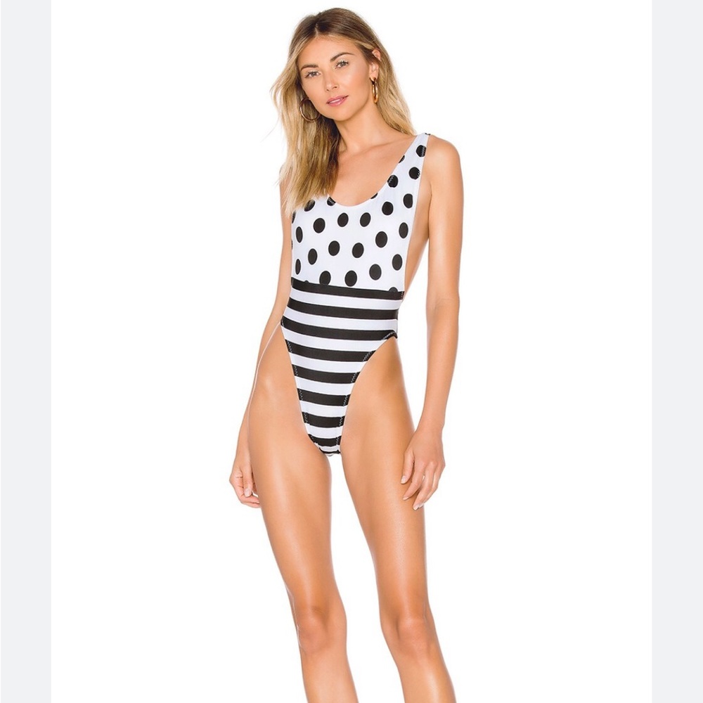 Norma Kamali one piece swim suit